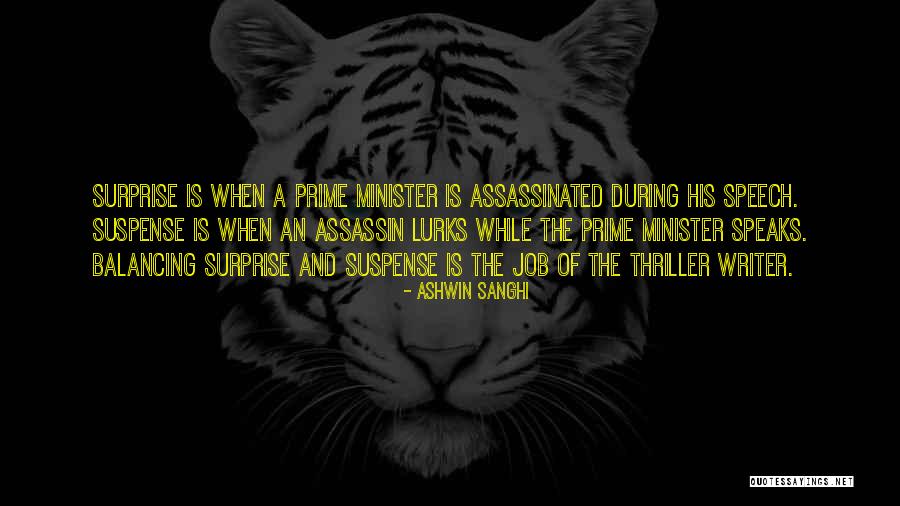 Writing Surprise Quotes By Ashwin Sanghi Writing Surprise Quotes By Ashwin Sanghi