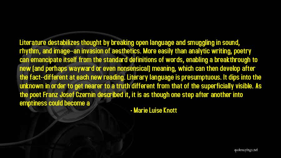Writing Surprise Quotes By Marie Luise Knott Writing Surprise Quotes By Marie Luise Knott
