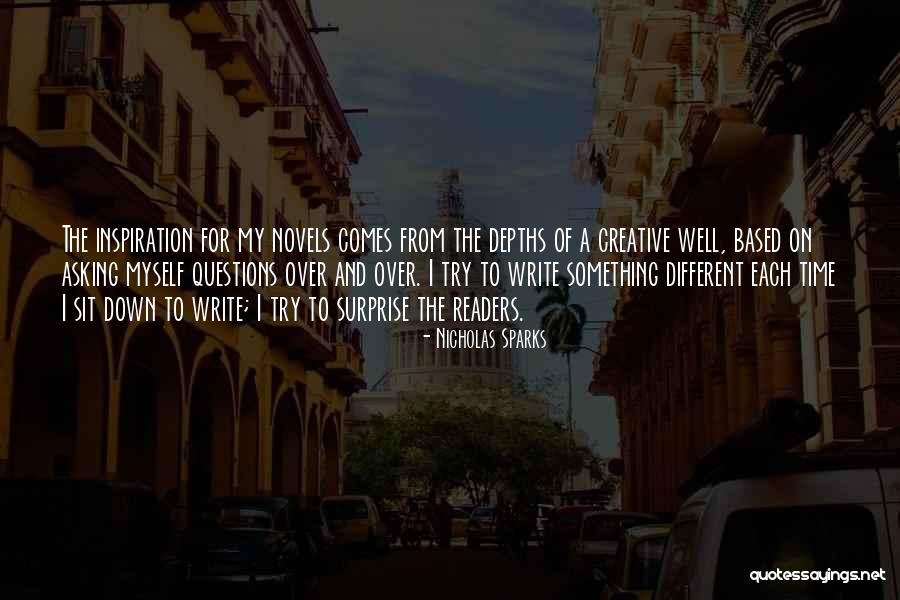 Writing Surprise Quotes By Nicholas Sparks Writing Surprise Quotes By Nicholas Sparks