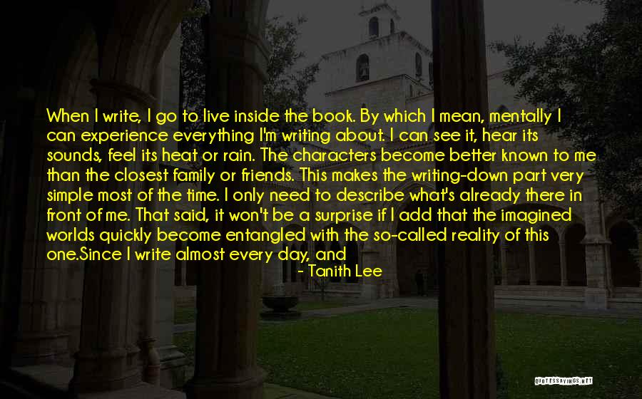 Writing Surprise Quotes By Tanith Lee Writing Surprise Quotes By Tanith Lee