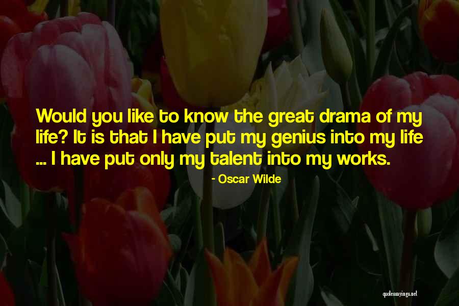 Writing Talent Quotes By Oscar Wilde Writing Talent Quotes By Oscar Wilde