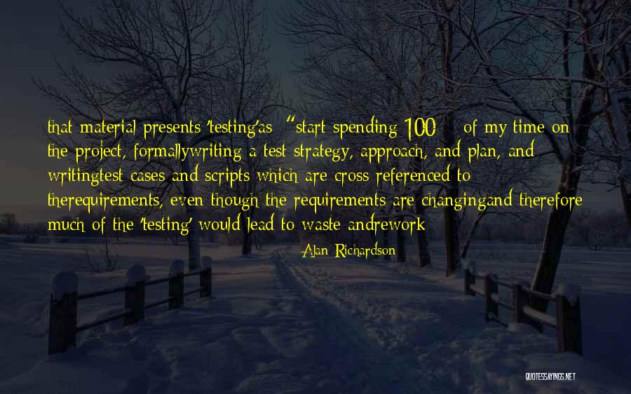 Writing Test Quotes By Alan Richardson Writing Test Quotes By Alan Richardson