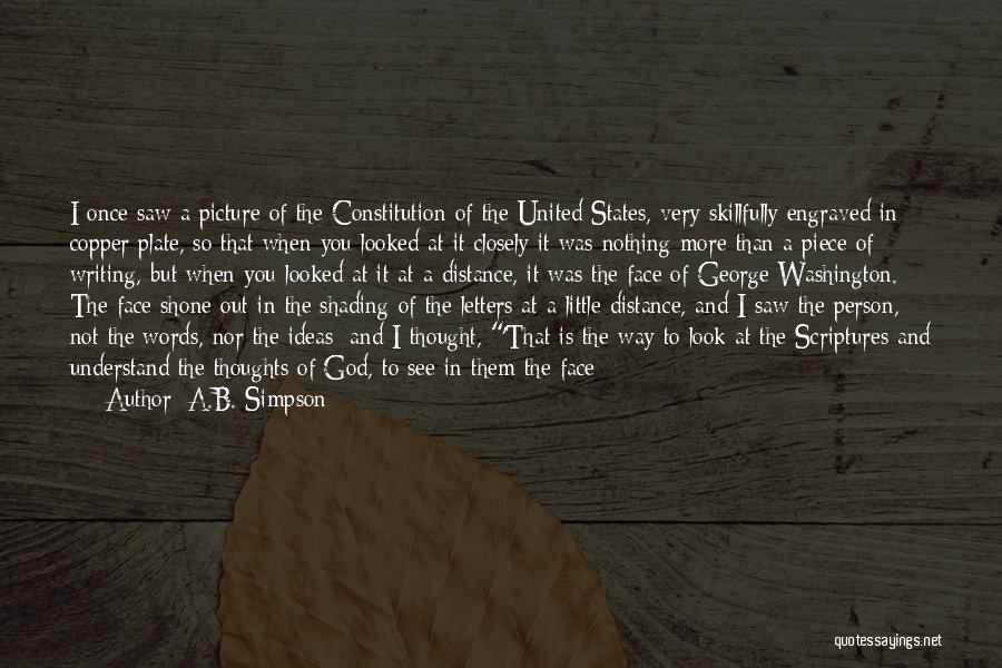 Writing The Constitution Quotes By A.B. Simpson