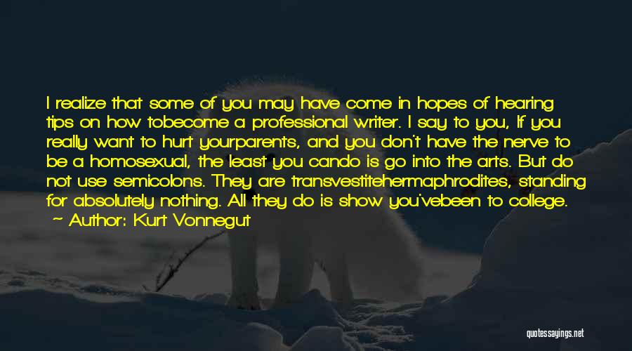 Writing Tips And Quotes By Kurt Vonnegut