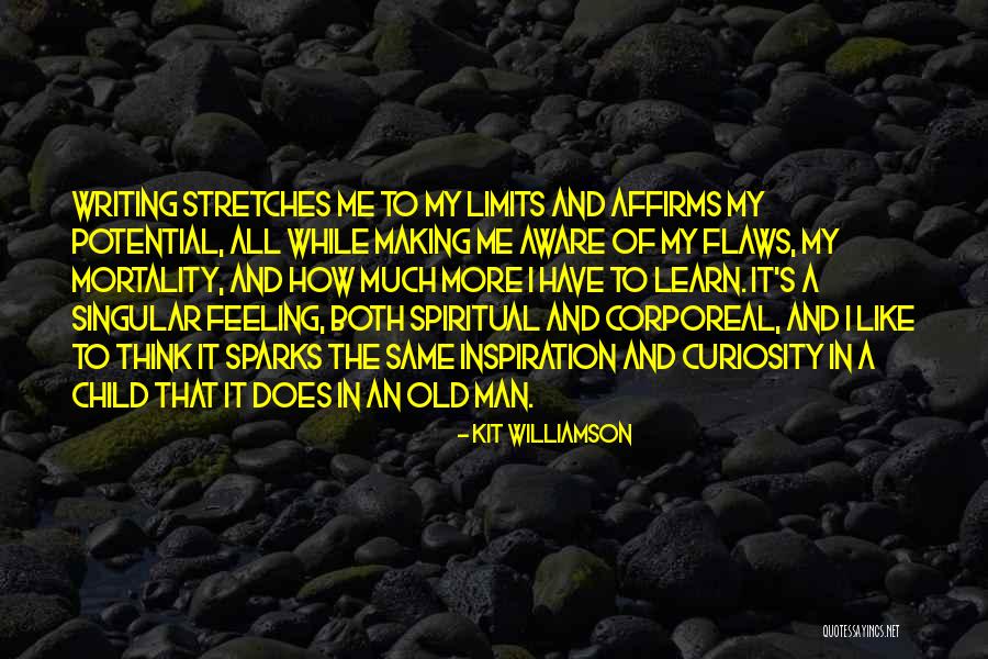 Writing To Learn Quotes By Kit Williamson