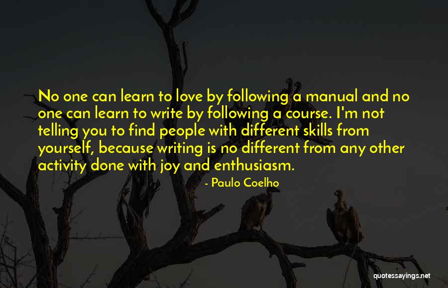 Writing To Learn Quotes By Paulo Coelho