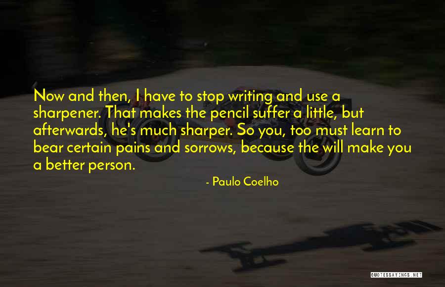 Writing To Learn Quotes By Paulo Coelho