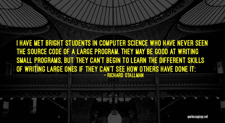 Writing To Learn Quotes By Richard Stallman