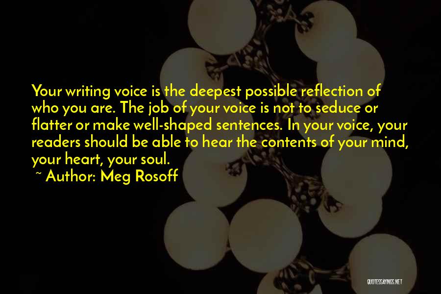 Writing Voice Quotes By Meg Rosoff