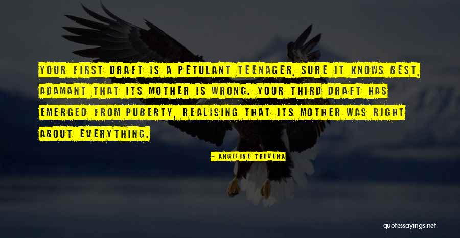 Writing When You Are A Teenager Quotes By Angeline Trevena Writing When You Are A Teenager Quotes By Angeline Trevena