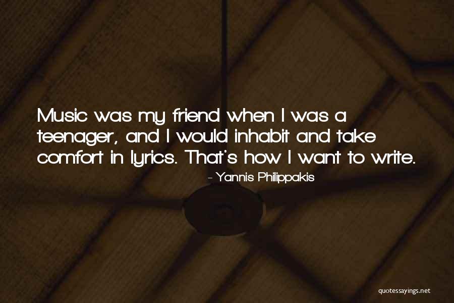 Writing When You Are A Teenager Quotes By Yannis Philippakis Writing When You Are A Teenager Quotes By Yannis Philippakis