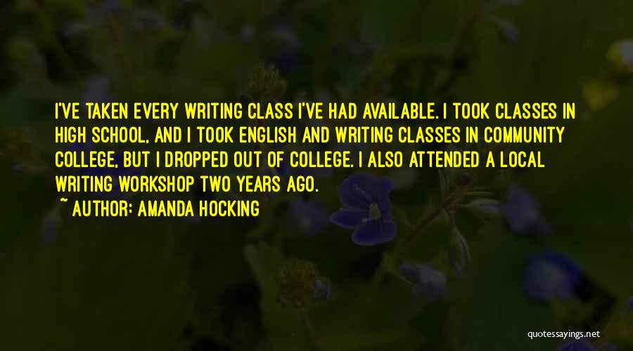 Writing Workshop Quotes By Amanda Hocking