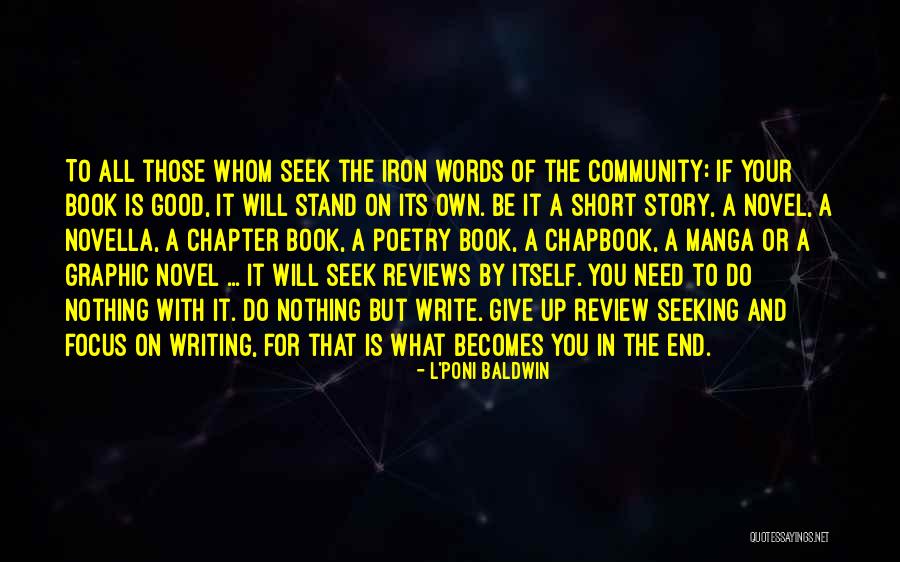 Writing Your Life Story Quotes By L'Poni Baldwin