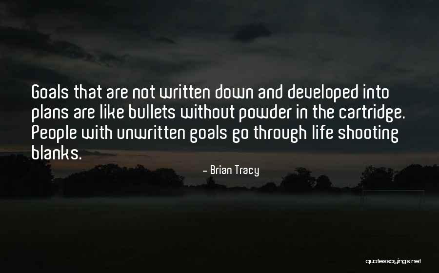 Written Goals Quotes By Brian Tracy Written Goals Quotes By Brian Tracy