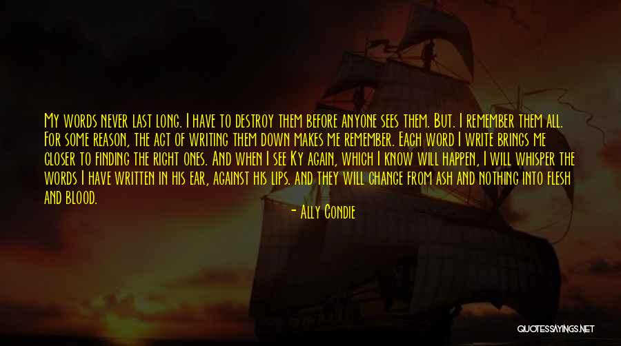 Written In Blood Quotes By Ally Condie Written In Blood Quotes By Ally Condie