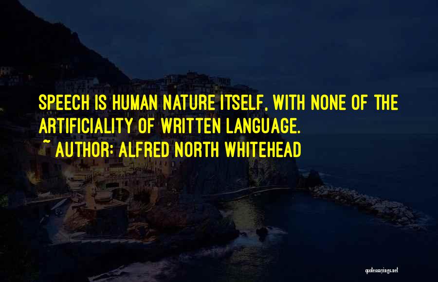 Written Language Quotes By Alfred North Whitehead