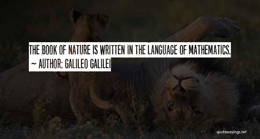 Written Language Quotes By Galileo Galilei