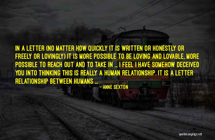Written Letter Quotes By Anne Sexton Written Letter Quotes By Anne Sexton