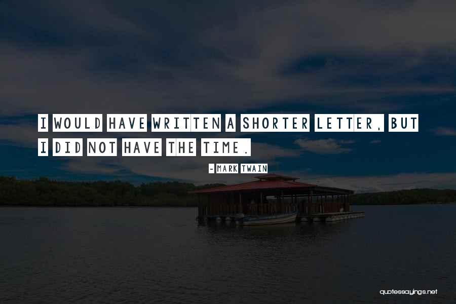 Written Letter Quotes By Mark Twain Written Letter Quotes By Mark Twain