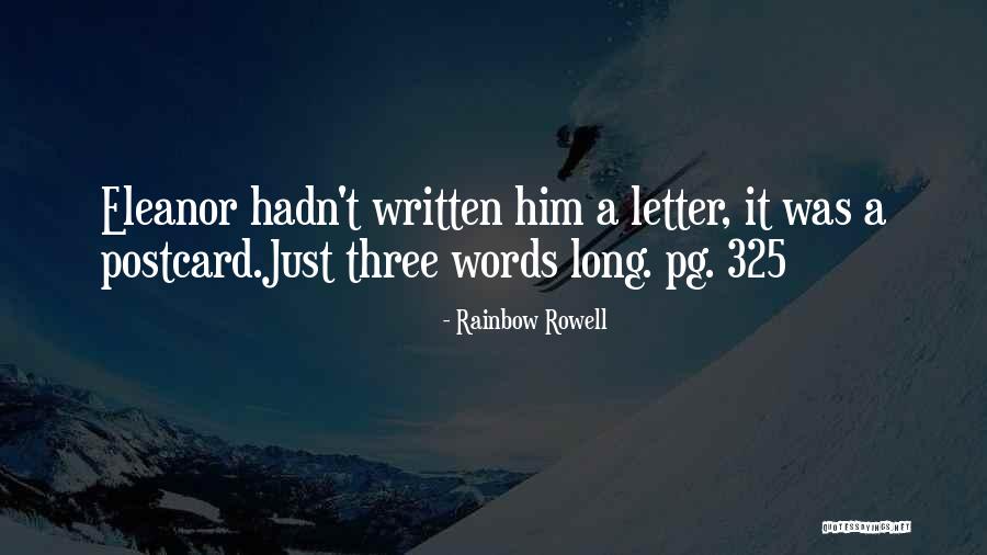 Written Letter Quotes By Rainbow Rowell Written Letter Quotes By Rainbow Rowell