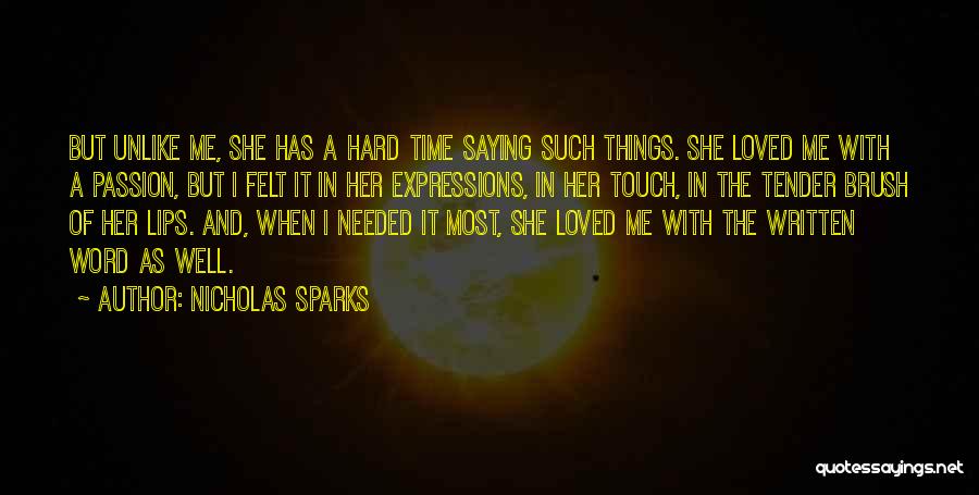 Written With Love Quotes By Nicholas Sparks