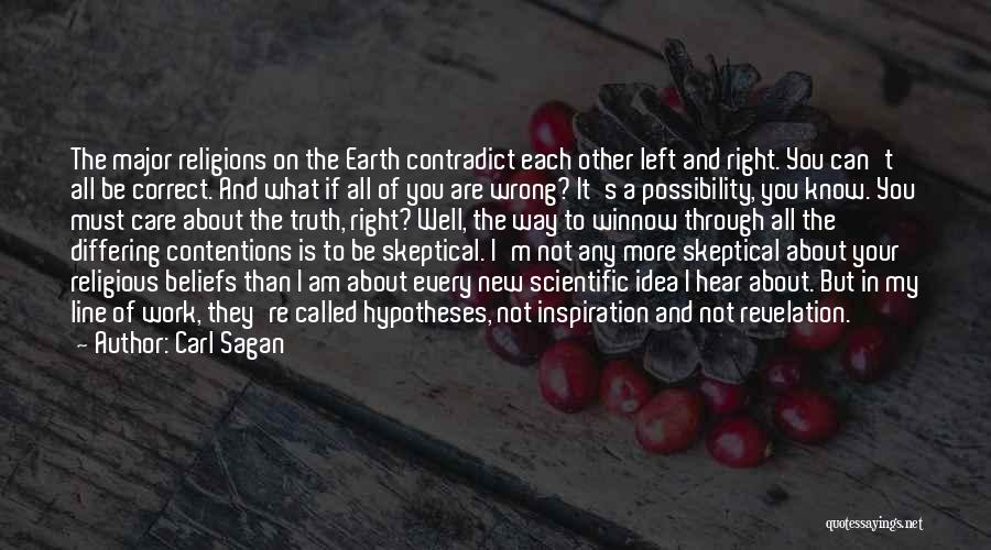 Wrong Beliefs Quotes By Carl Sagan