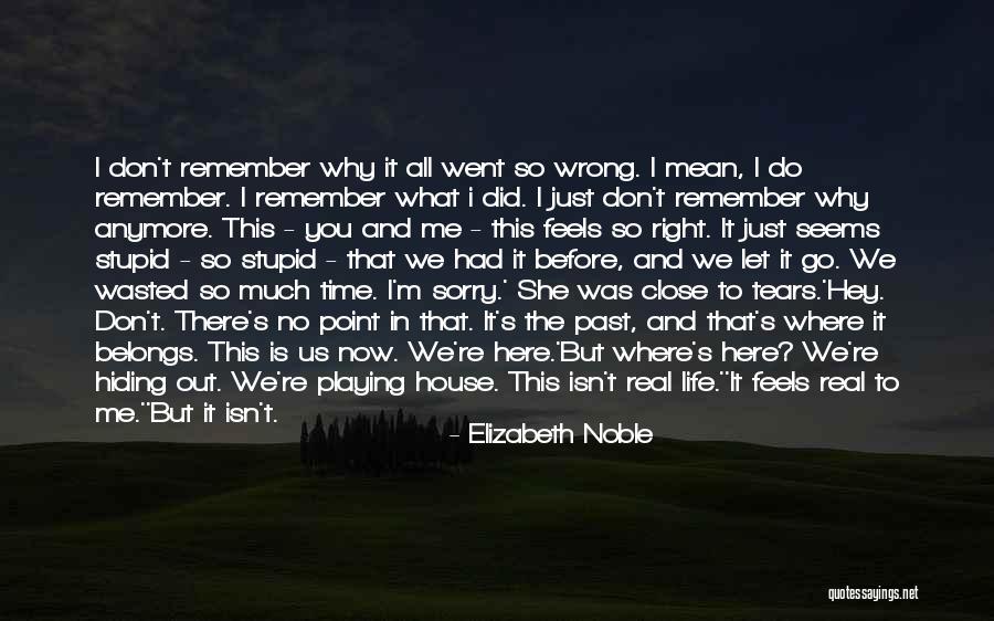 Wrong But Feels Right Quotes By Elizabeth Noble Wrong But Feels Right Quotes By Elizabeth Noble