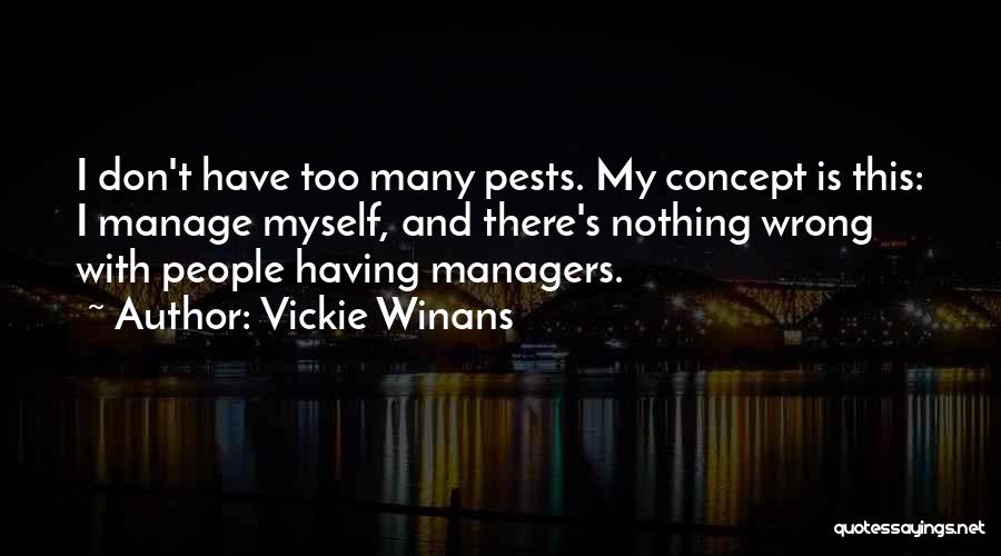 Wrong Concept Quotes By Vickie Winans
