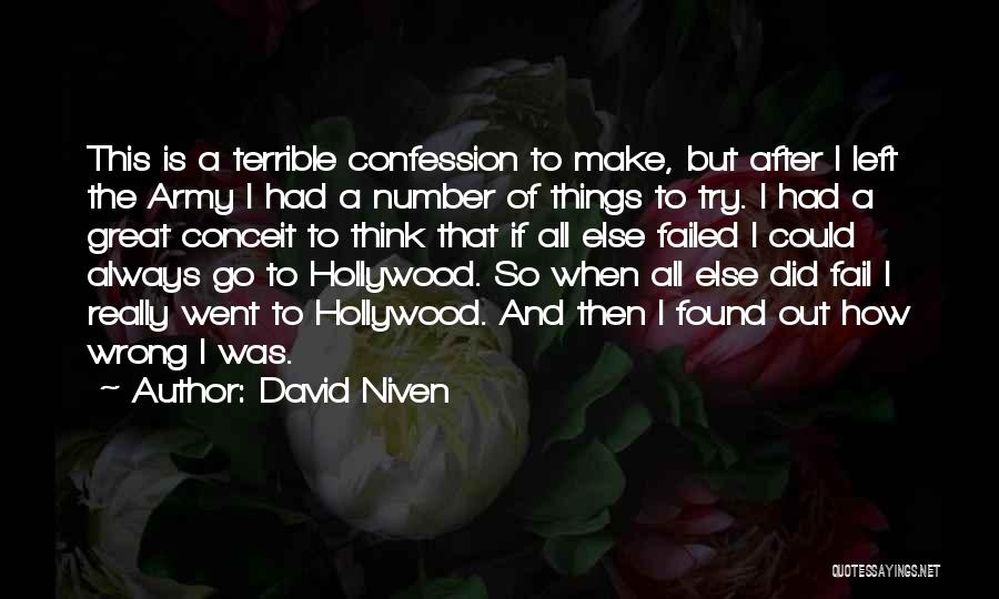 Wrong Number Quotes By David Niven