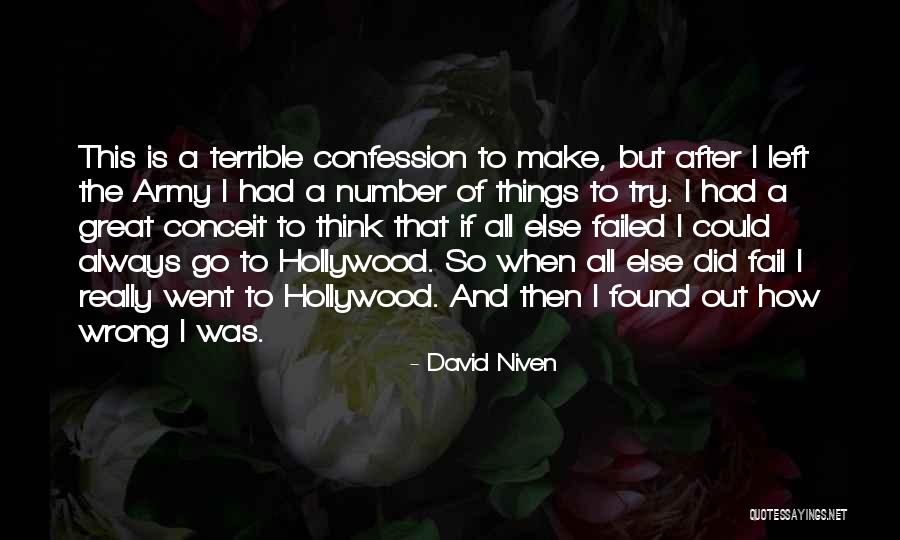 Wrong Number Quotes By David Niven