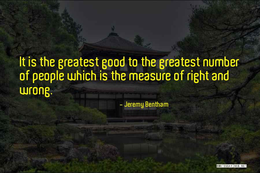 Wrong Number Quotes By Jeremy Bentham