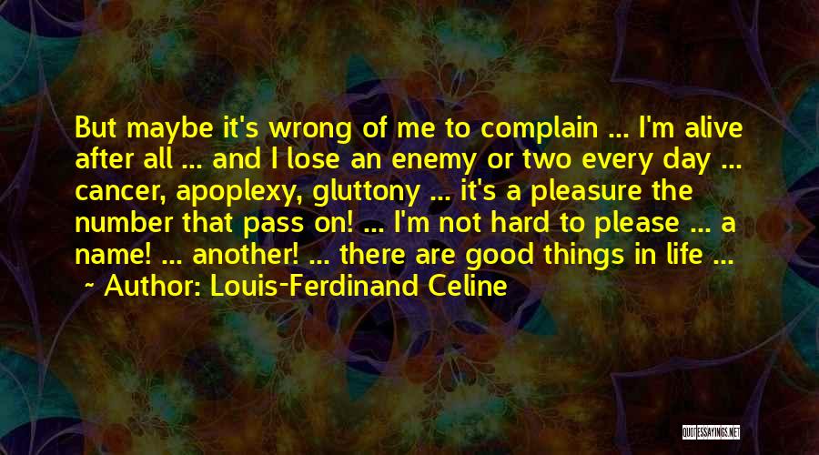 Wrong Number Quotes By Louis-Ferdinand Celine