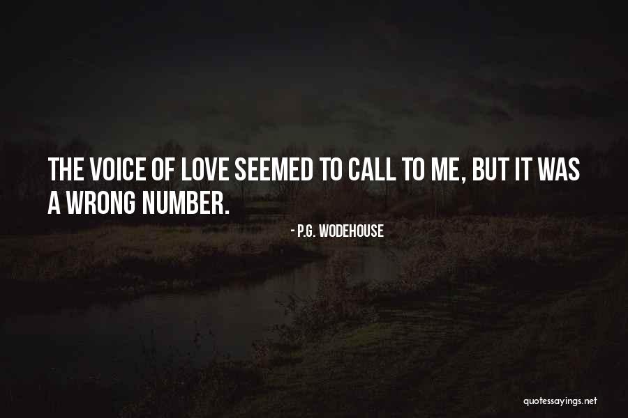 Wrong Number Quotes By P.G. Wodehouse