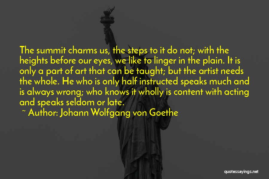 Wrong Steps Quotes By Johann Wolfgang Von Goethe