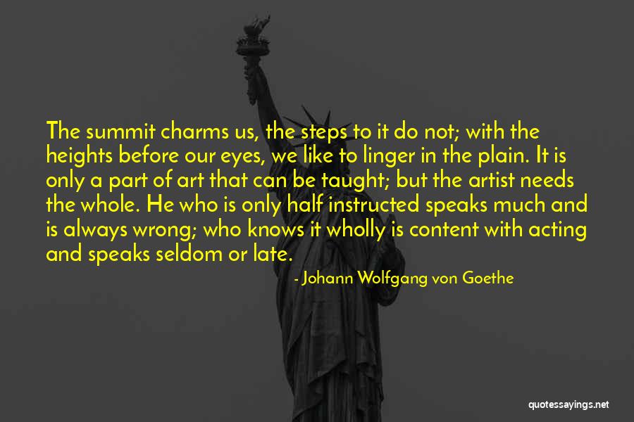 Wrong Steps Quotes By Johann Wolfgang Von Goethe