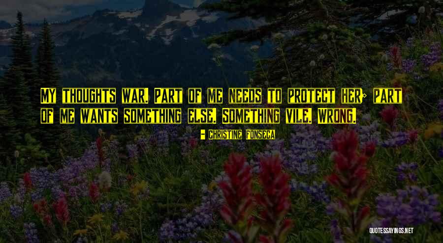 Wrong Thoughts Quotes By Christine Fonseca Wrong Thoughts Quotes By Christine Fonseca
