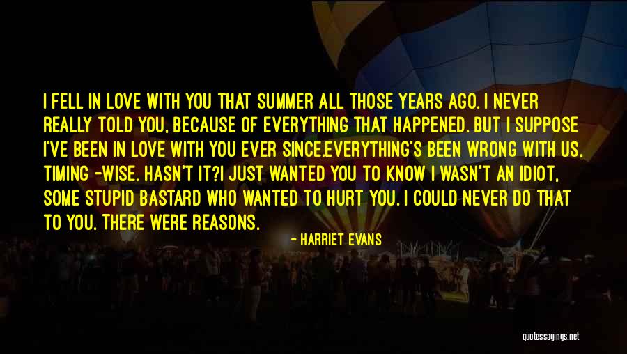 Wrong Timing Quotes By Harriet Evans Wrong Timing Quotes By Harriet Evans
