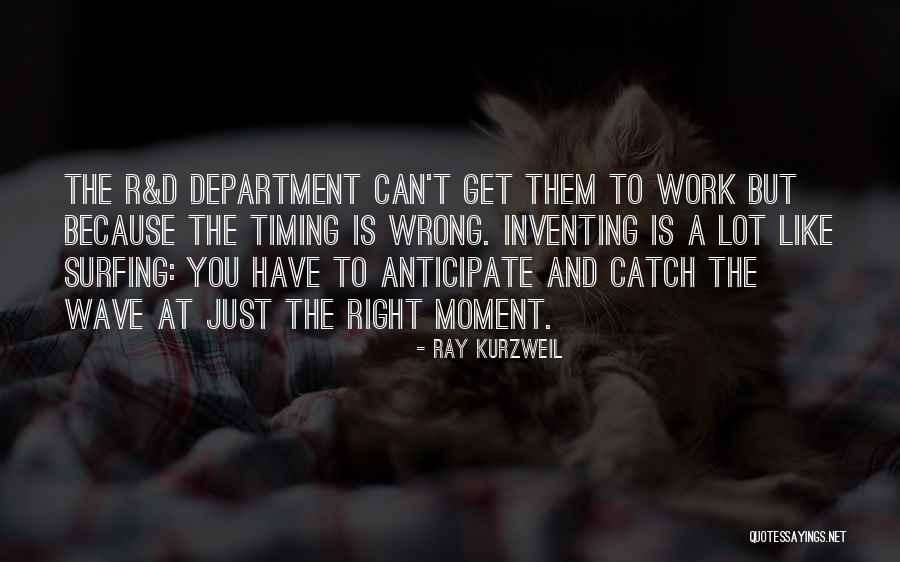 Wrong Timing Quotes By Ray Kurzweil Wrong Timing Quotes By Ray Kurzweil