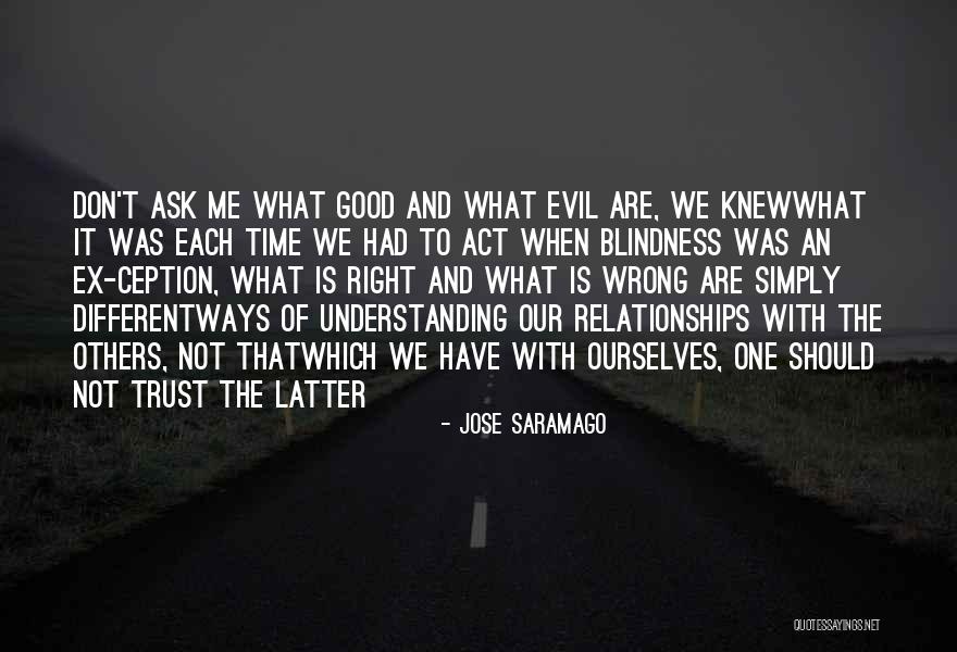 Wrong Understanding Quotes By Jose Saramago