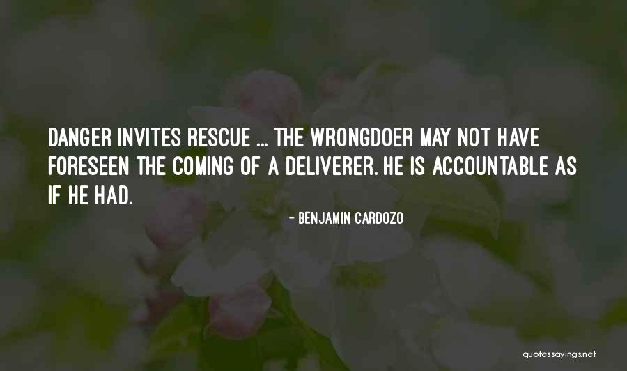 Wrongdoer Quotes By Benjamin Cardozo