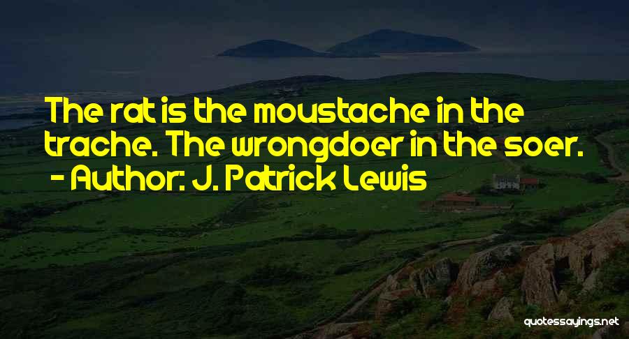 Wrongdoer Quotes By J. Patrick Lewis