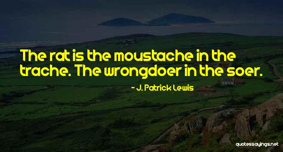 Wrongdoer Quotes By J. Patrick Lewis