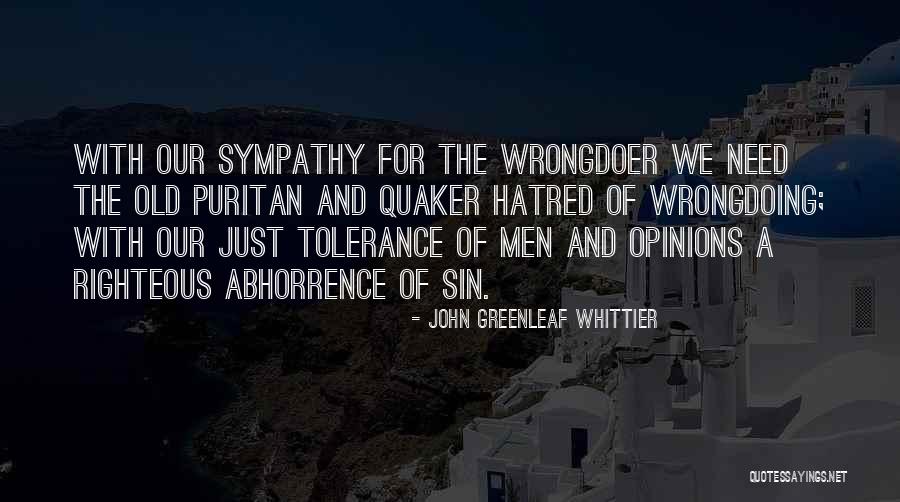 Wrongdoer Quotes By John Greenleaf Whittier