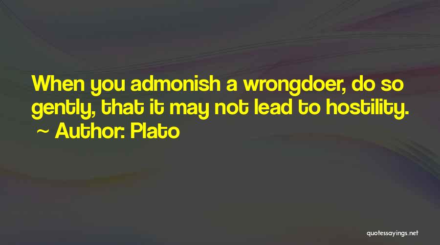 Wrongdoer Quotes By Plato