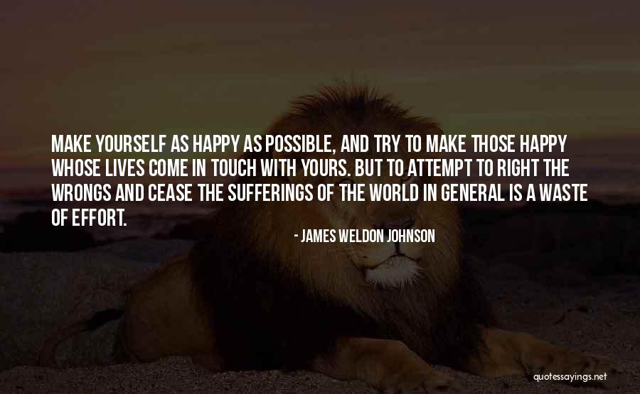 Wrongs Quotes By James Weldon Johnson