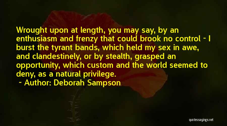 Wrought Quotes By Deborah Sampson