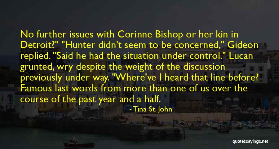 Wry Famous Quotes By Tina St. John