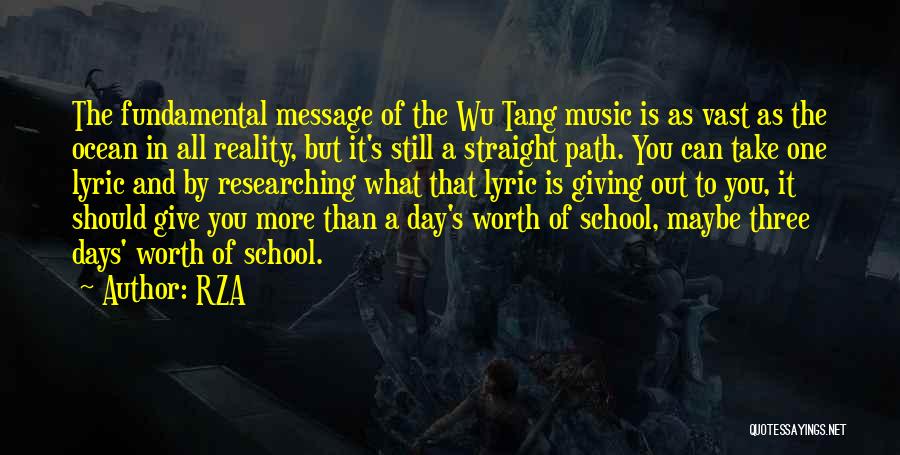 Wu Tang Lyric Quotes By RZA