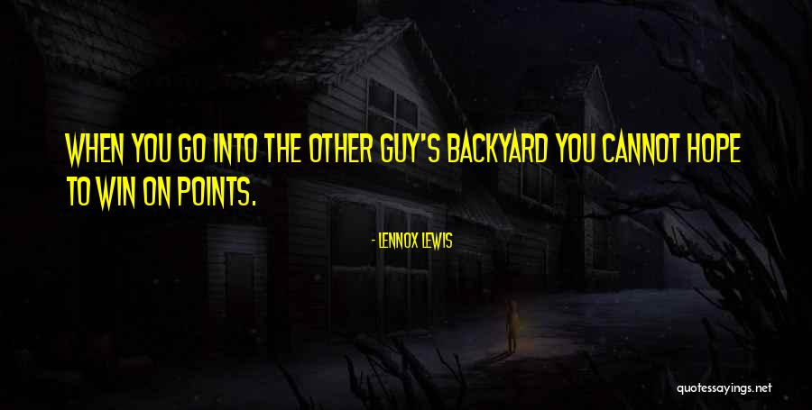 Wunsche High School Quotes By Lennox Lewis Wunsche High School Quotes By Lennox Lewis