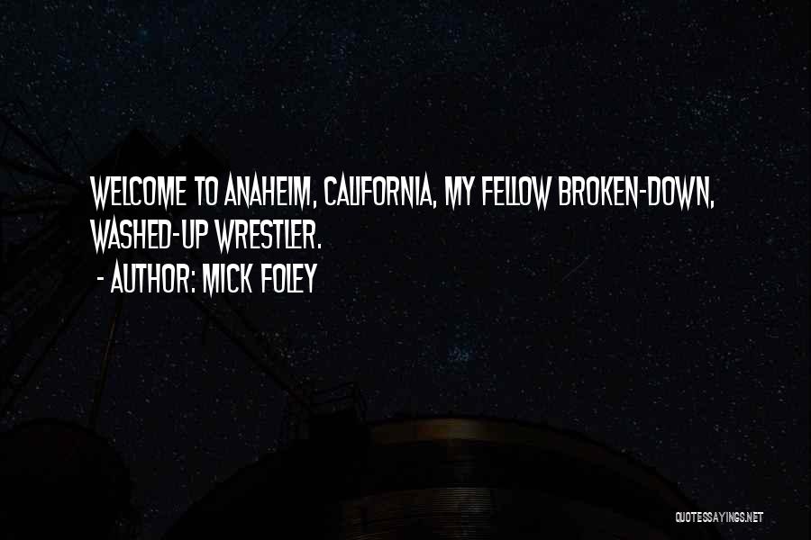 Wwe Wrestler Quotes By Mick Foley